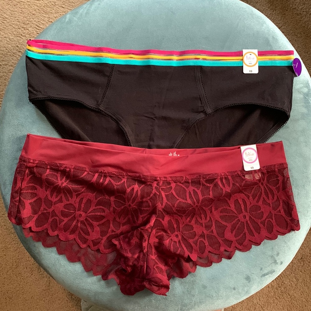 Flirtitude panties set of 2. Size XXL